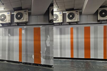 Malování garáží OC Campus Square Brno