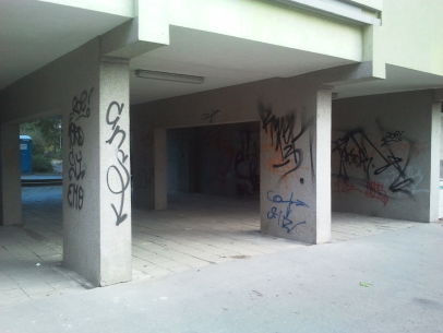Odstranění graffiti před