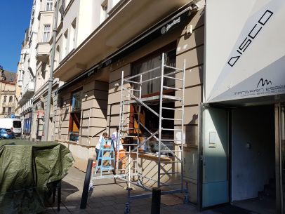 Obnovení fasádního nátěru