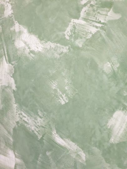 Zelený odstín stěrky Graselo 