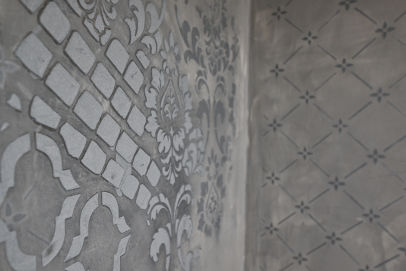 Dekorativní malba mikrocementem