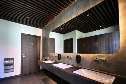 Pohledový beton Ardex v Chauteau de frontiere