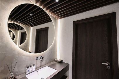 Pohledový beton Ardex v Chauteau de frontiere