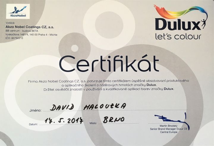 Firma Halouzka vám zajistí malířské a natěračské práce na klíč