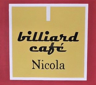 Písmomalířství pro billiard café Nicola